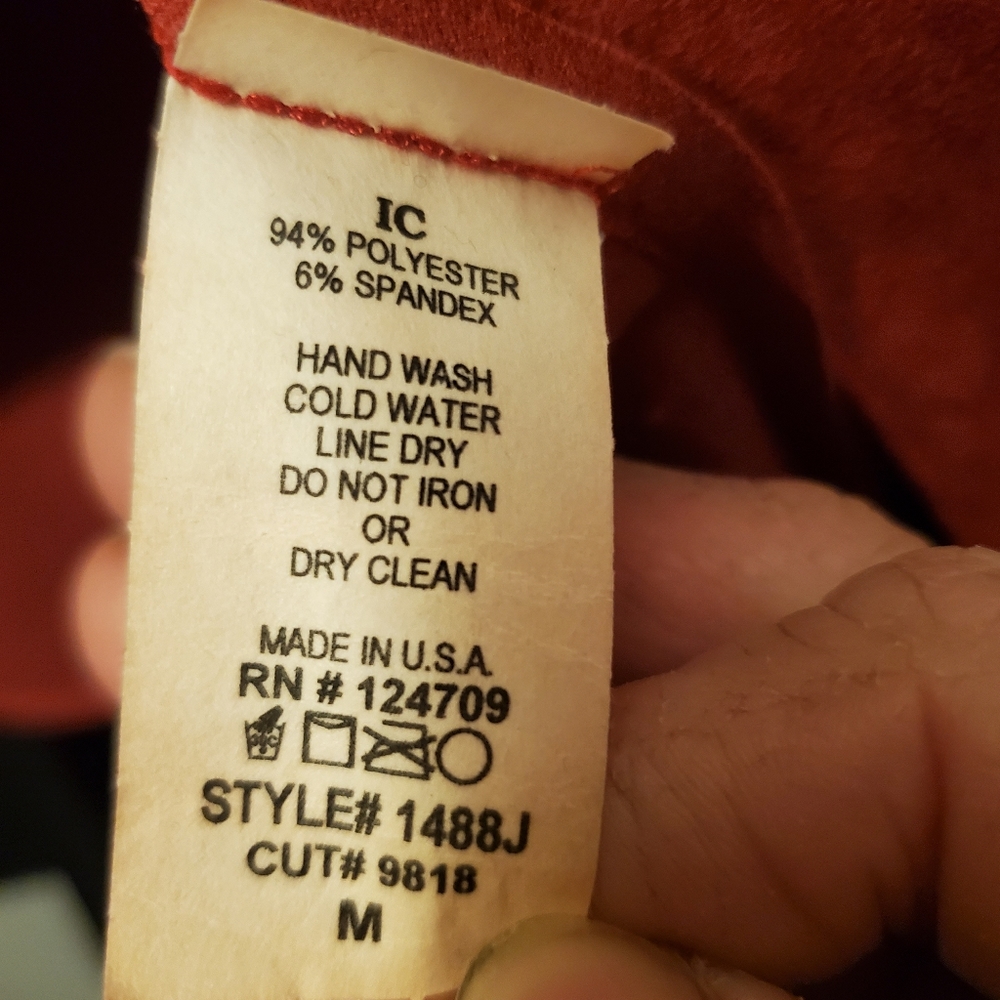 Connie Rust Red Shirt - Picture 4 of 8